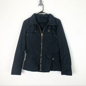 Zara Black Women's Lightweight Zip-Up Jacket